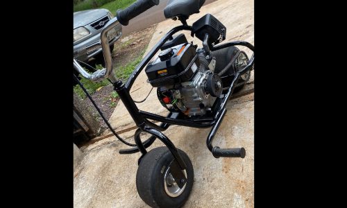 Mini moto foi furtada no Cascavel Velho