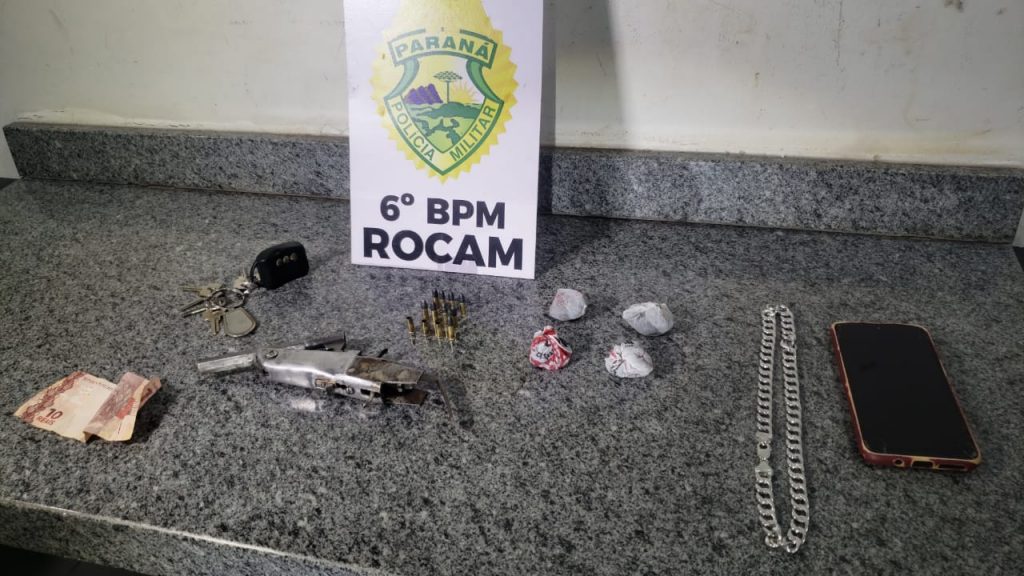 Dupla é detida com arma de fogo artesanal e levada para a 15ª SDP