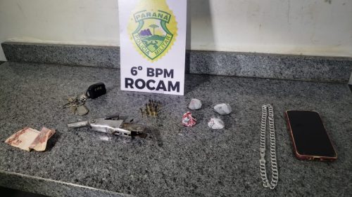 Dupla é detida com arma de fogo artesanal e levada para a 15ª SDP