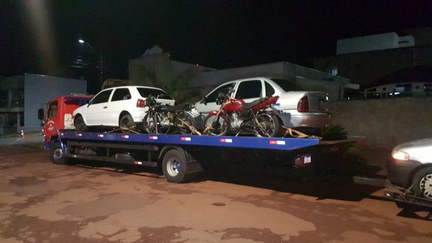 Dez veículos são apreendidos em operação da Transitar e Gotran em Cascavel
