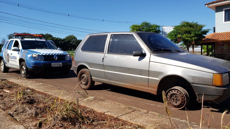 Guarda Municipal recupera Uno furtado em Corbélia