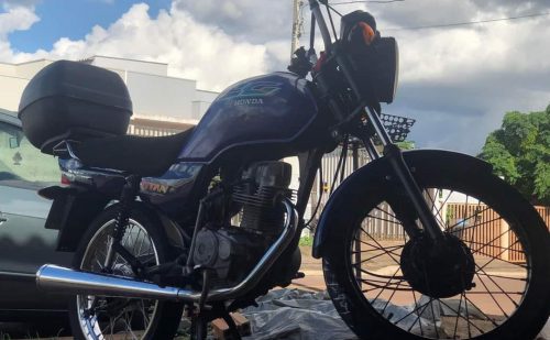 Honda CG125 e bicicleta foram furtadas no Riviera