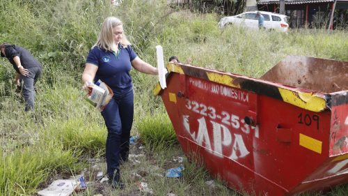 152 toneladas de entulhos já foram recolhidas em Cascavel