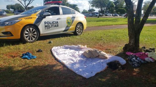 Operação Saturação: Polícia Militar realiza abordagem a moradores de rua em Cascavel