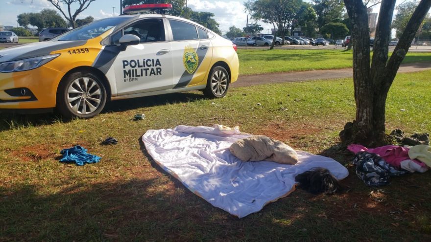 Operação Saturação: Polícia Militar realiza abordagem a moradores de rua em Cascavel