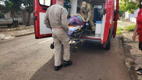 Mulher é socorrida em residência no Bairro Brasília