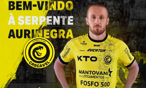 Guilherme Moller é o segundo reforço do Cascavel para o Campeonato Brasileiro 2023
