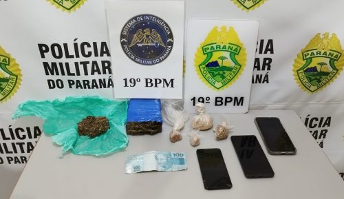 Cascavelenses são detidos por tráfico de drogas após furto de veículo em Toledo