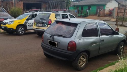 Corsa com alerta de furto é recuperado pela PM no Interlagos