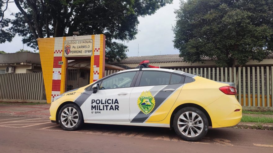 PM reforça segurança nos colégios estaduais