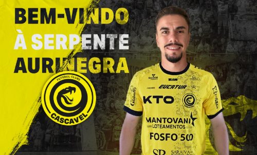 Cascavel acerta contratação do atacante Thiago Rubim