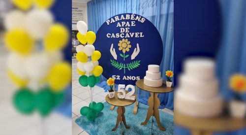 Apae de Cascavel envolve a comunidade na comemoração dos 52 anos de aniversário