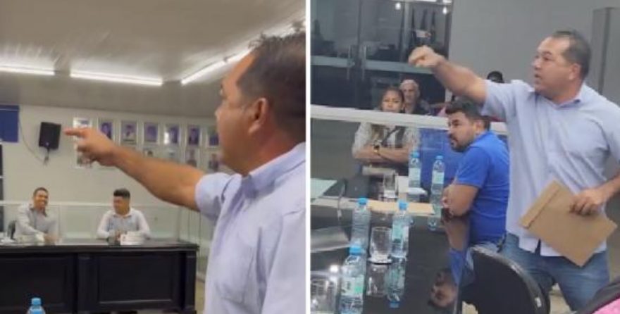 Vereador acusa secretário de Saúde e dá tapa na mesa durante audiência tumultuada