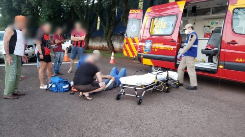Ciclista fica ferido em acidente de trânsito no São Cristóvão