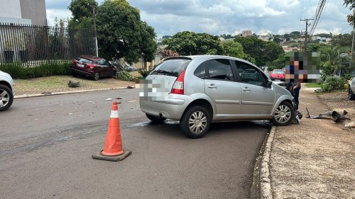 Forte colisão entre C3 e HRV é registrada no Bairro Neva