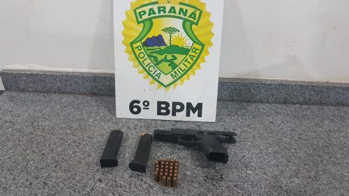 Arma de fogo e munições de Policial Penal são apreendidas em ação da PM e oficial de justiça