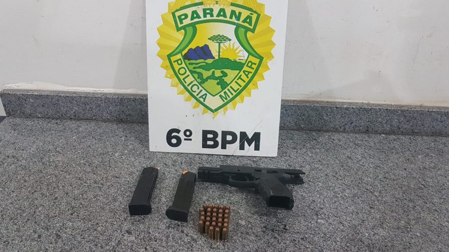 Arma de fogo e munições de Policial Penal são apreendidas em ação da PM e oficial de justiça