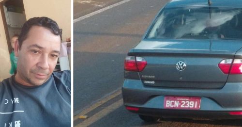 Clóvis dos Santos, taxista de Palotina, está desaparecido; Veículo passou por Cascavel