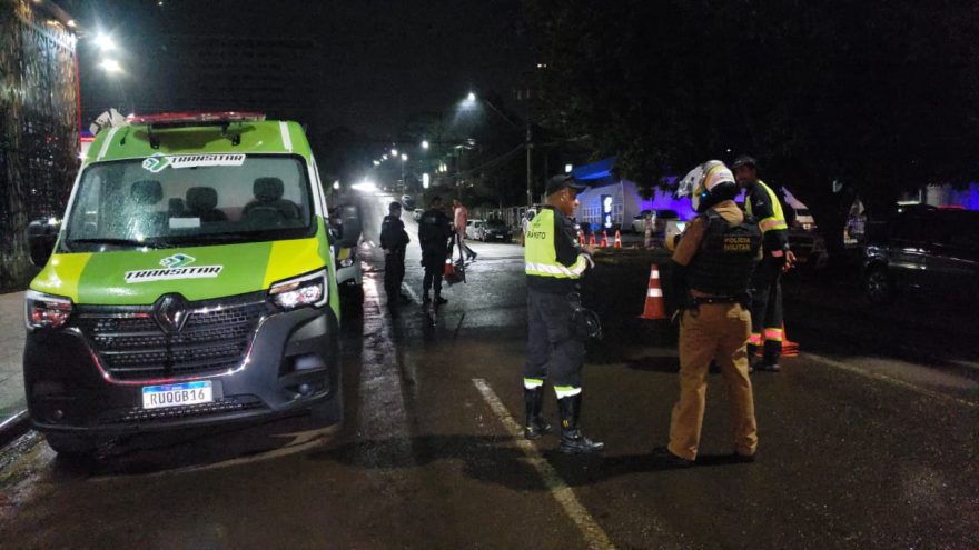 Blitz itinerante é realizada em busca de irregularidades no trânsito cascavelense