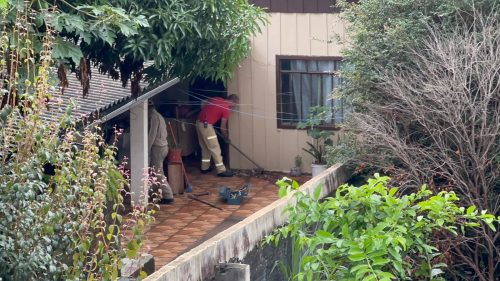 Bombeiros resgatam cachorro que caiu e ficou preso em buraco