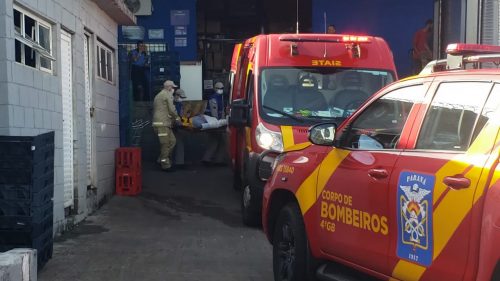 Homem sofre fratura no antebraço e traumatismo craniano após cair de 7 metros de altura na Região Norte de Cascavel