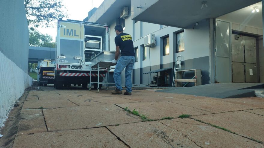 Corpo de vítima de atropelamento em Guaraniaçu chega ao IML de Cascavel