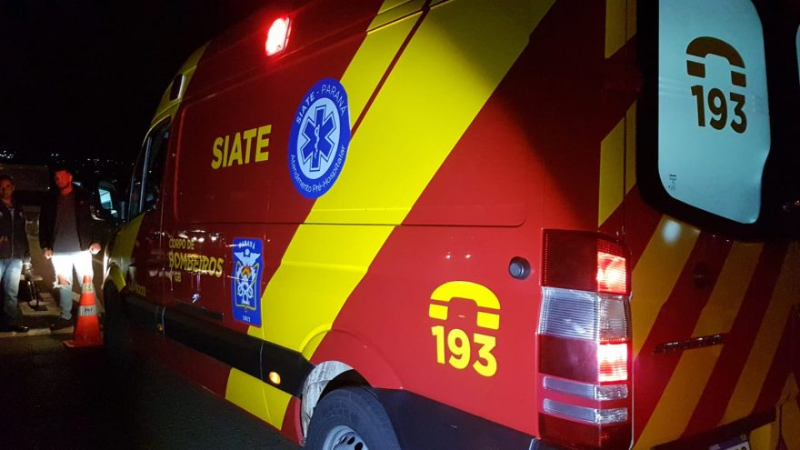 Mulher sofre fratura na perna em acidente na BR-277 em Cascavel