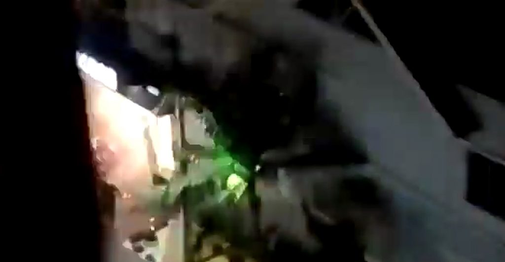 Morador filma ação de assaltantes e o momento da segunda explosão em agência de Nova Santa Rosa
