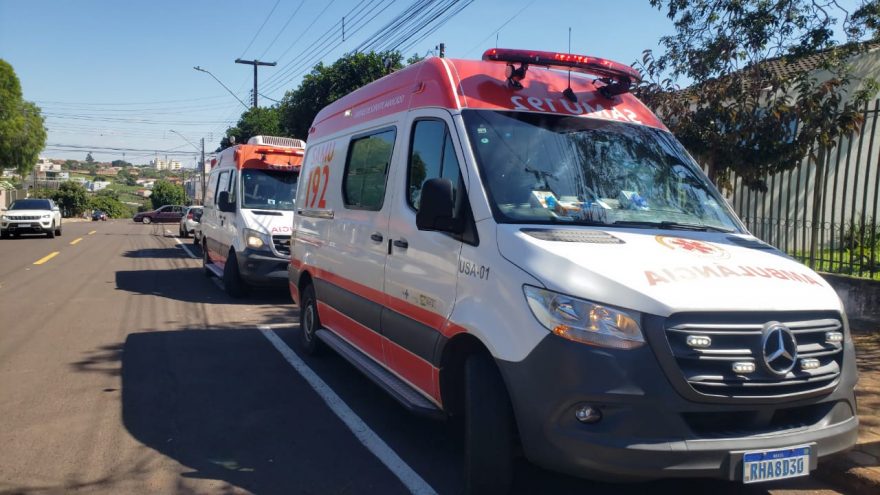 Equipes do Samu são acionadas para atenderem idosa no Parque São Paulo