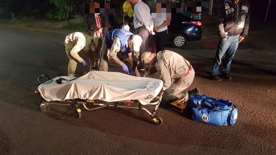 Motociclista fica ferido em acidente de trânsito no Periolo