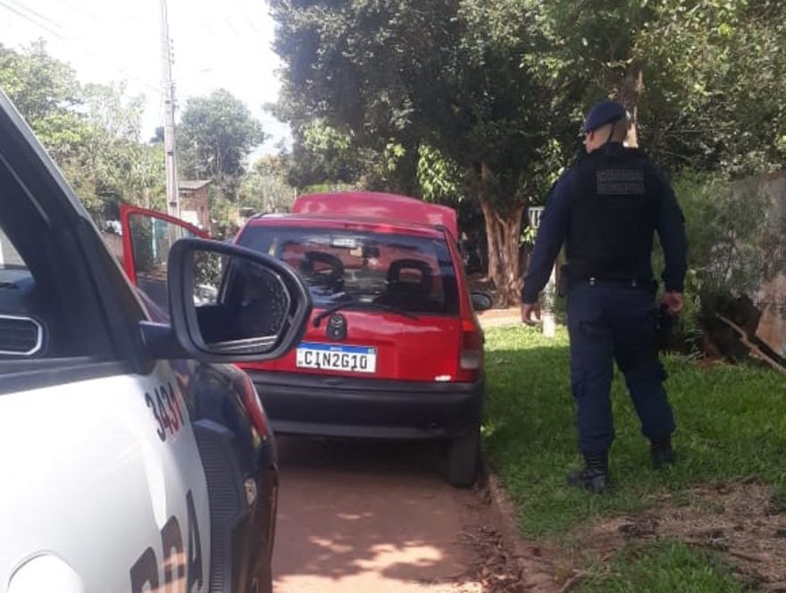 Corsa furtado durante a madrugada é recuperado pela Guarda Municipal