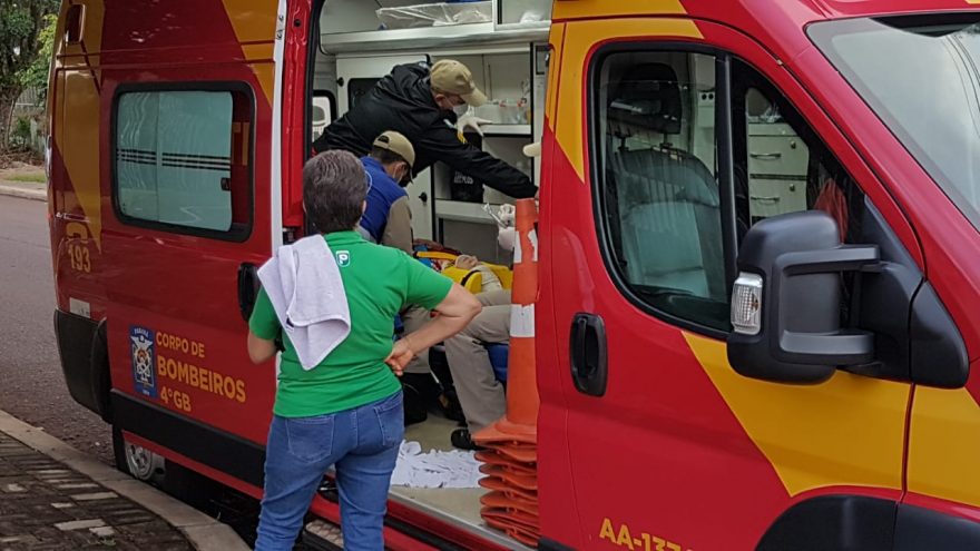 Idosa sofre queda e Siate é acionado para prestar atendimento