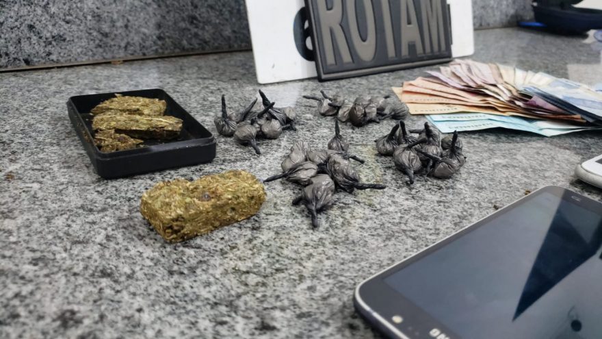 Rotam prende homem acusado de tráfico de drogas em Céu Azul