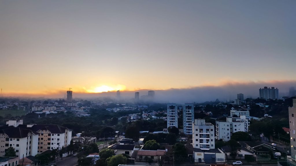 Previsão de sol e máxima de 22°C nesta quinta-feira em Cascavel