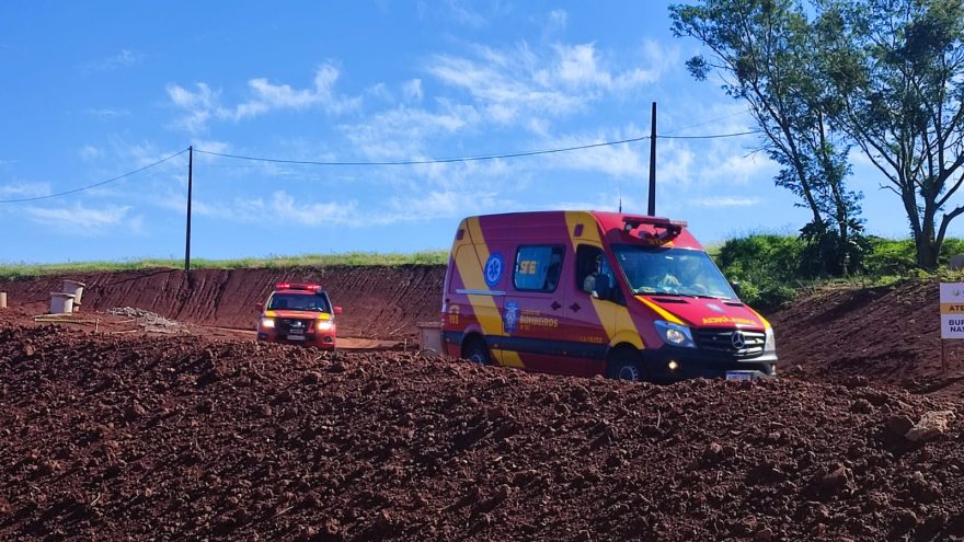 Jovem é soterrado em obra de condomínio às margens da BR-467