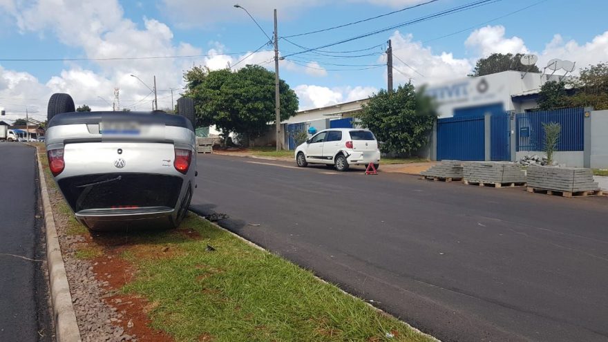 Segundo capotamento do dia é registrado em Cascavel