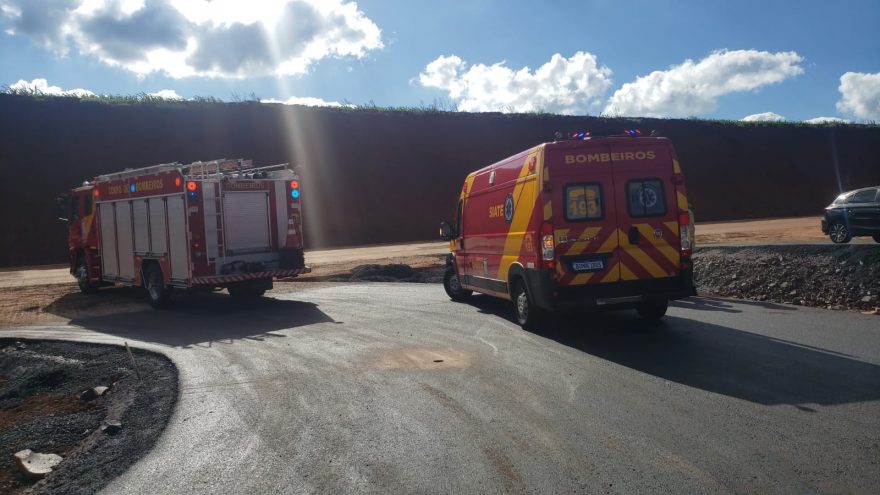 Ciclista fica ferido após sofrer queda na rodovia BR-163