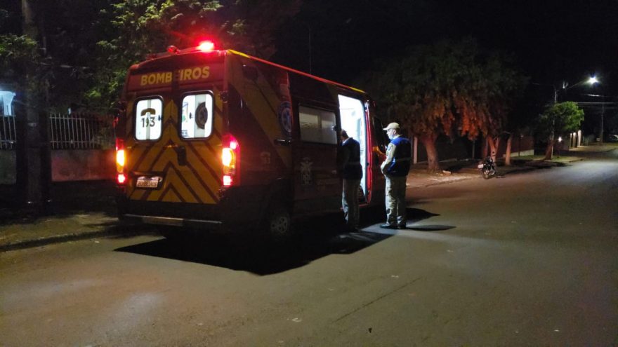 Jovem fica ferido ao cair de moto no bairro São Cristóvão