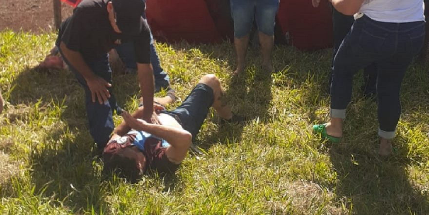 Outro capotamento, desta vez na BR-277 em Cascavel, deixa dois feridos