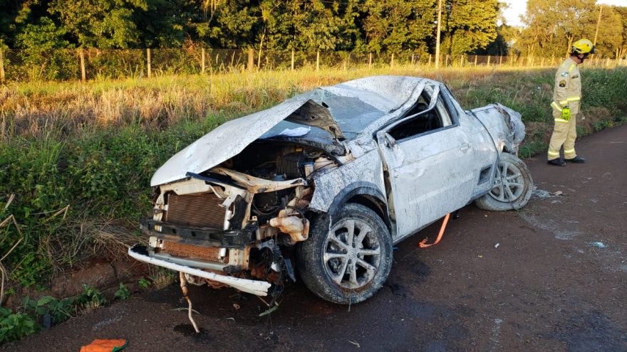 Gravíssimo acidente de trânsito é registrado na rodovia BR-467