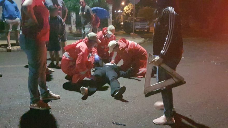 Colisão na Av. das Pombas deixa condutora de Kawasaki Ninja ferida