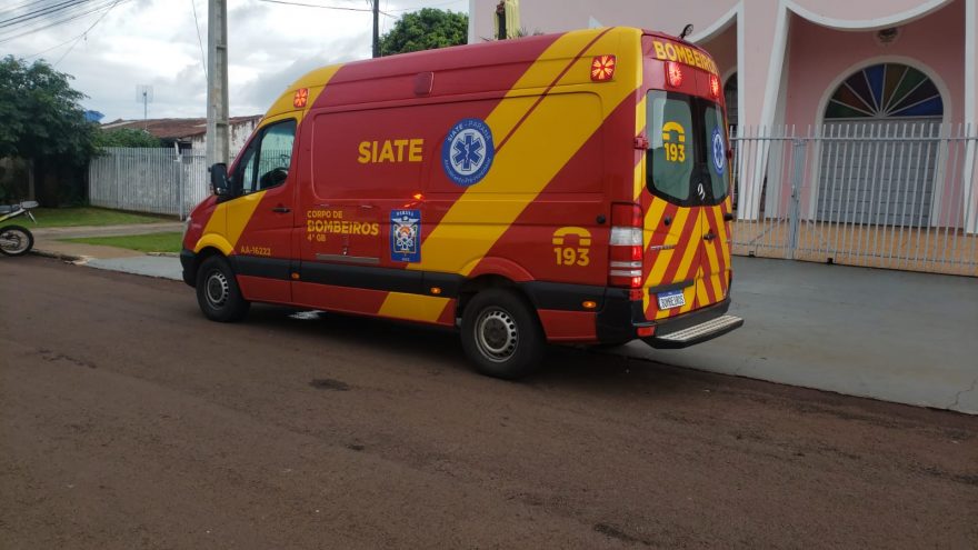 Filha agride o pai com cadeirada e Corpo de Bombeiros é acionado