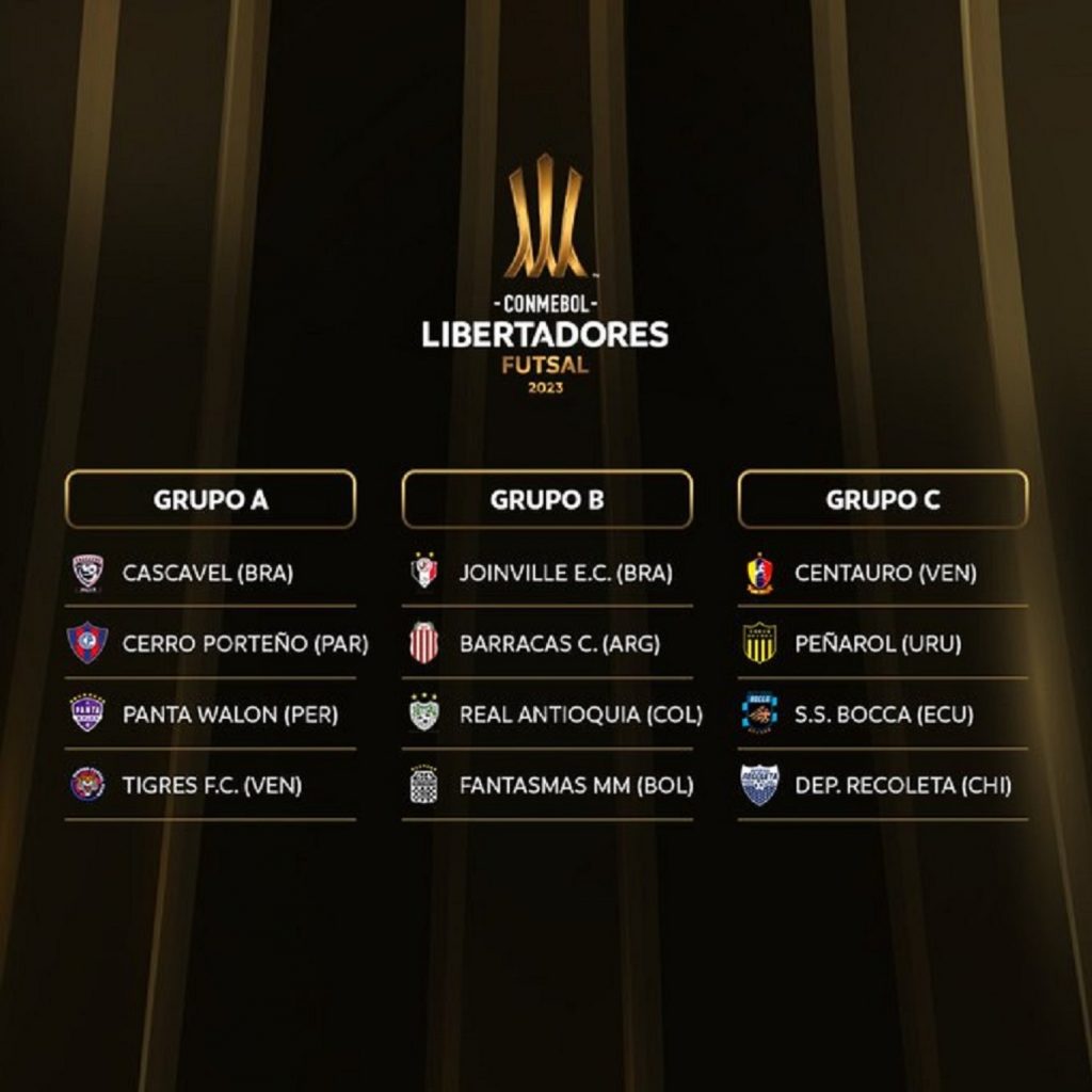 Atual campeão, Cascavel Futsal estreará contra o Tigres na Libertadores