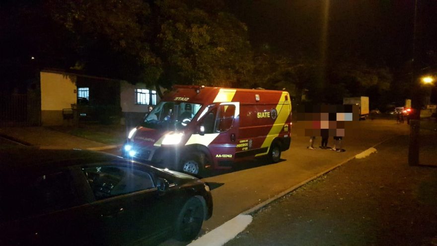 Criança fica ferida em acidente de trânsito no Santos Dumont