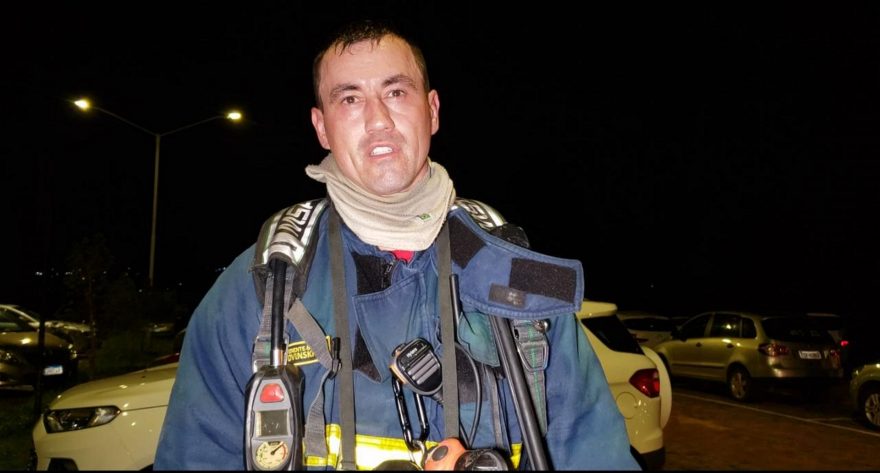 Área atingida por incêndio do HU não tem tráfego de pacientes, relata tenente dos Bombeiros
