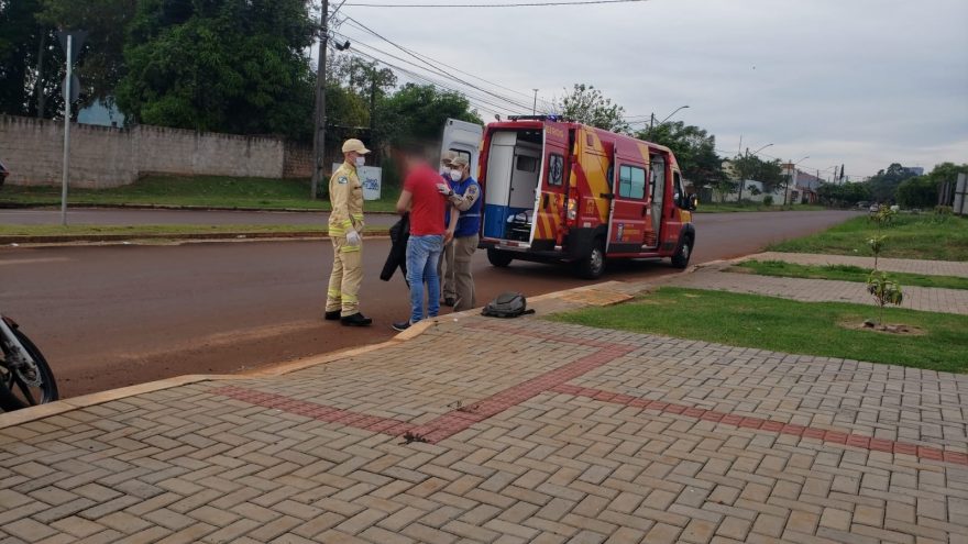 Motociclista fica ferido após acidente de trânsito no bairro Tropical