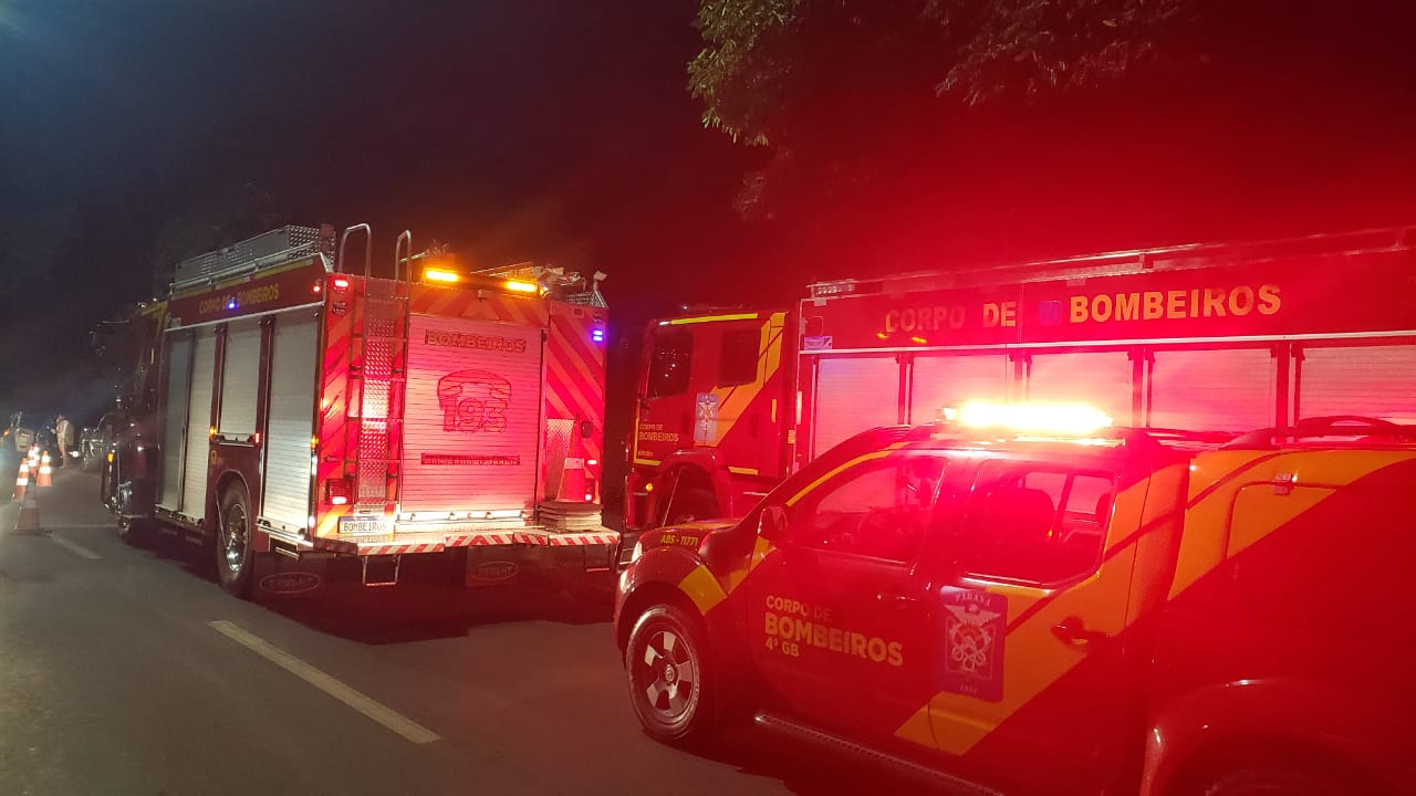 Corpo de Bombeiros é acionado para atender incêndio no HUOP em Cascavel