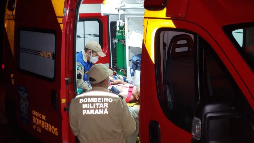 Jovem leva facada no peito e é encaminhado em estado grave ao hospital