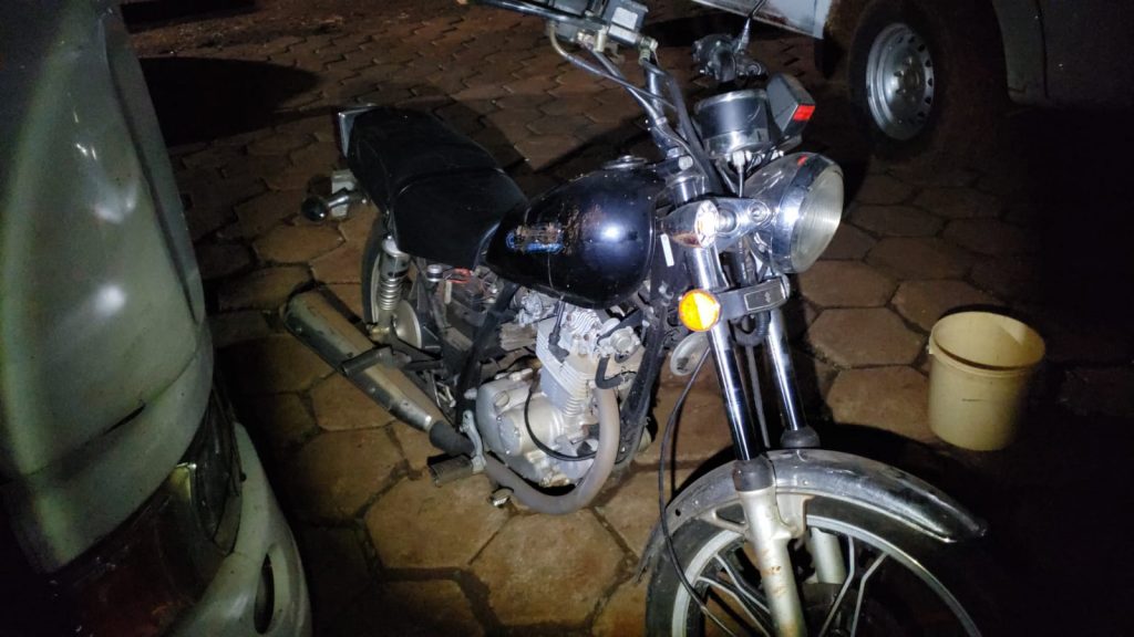 Suzuki Intruder com alerta de furto é recuperada pela Guarda Municipal