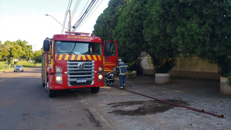 Fogo em colchão mobiliza Bombeiros ao Alto Alegre